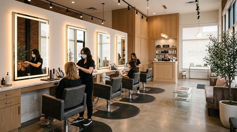 Illustration of Beauty on the Avenue, beauty salon in Clinton, IA